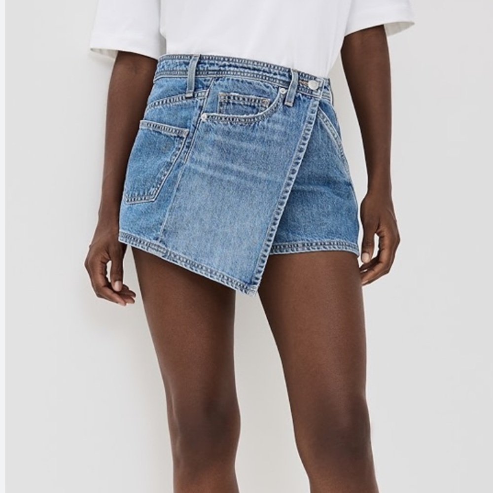 Simkhai Molly Mini Skort in Blue